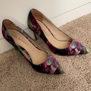 VIA SPIGA floral shoe
